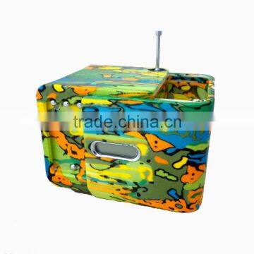 Deluxe Colorful Slip N Slide Cube Shape Digital Tuning Radio photo-2