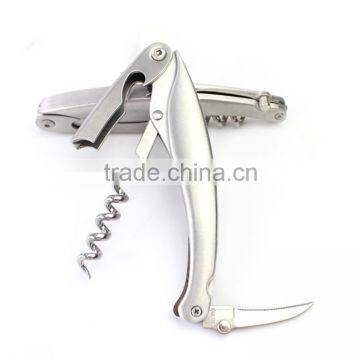 Multi tool metal wine opener
