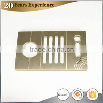 Clear Anodized Aluminum Alloy CNC Turning Parts For Intercom System Spare Parts