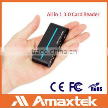 Card Reader for PC 4 in 1 with Dual SD Slot Dual T-Flish Slots