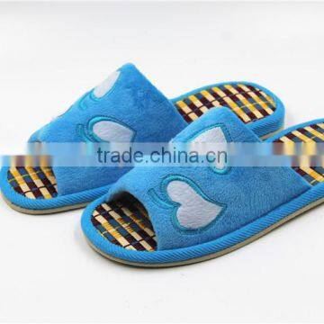 Gofuly 1Pair Men Women Anti-slip Shoes Soft Cool Cotton House Indoor Slippers Retail&Wholesales photo-3
