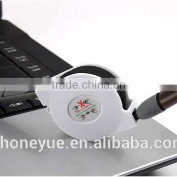 2 in 1 Data Sync and Charging Cable One Way Flat Retractable Usb Cable photo-3