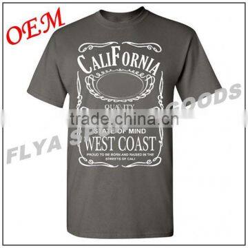 2016 men's promotion short sleeved t shirt with logo