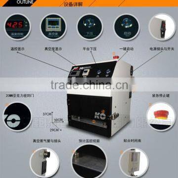 LY 858 12 Inch Non-bubble Vacuum Laminating Machine Polarized Film OCA Laminator Compatible for 12 Inch Screens photo-3