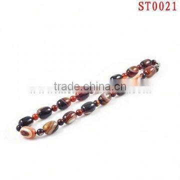 ST0021 drum pearl barrel nature stone high quality DIY direct buy china necklace