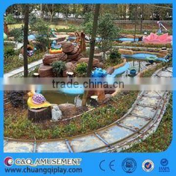 C&Q Amusement rides, Exciting!! Entertainment Equipment Amusement Park Kiddie Train Rides