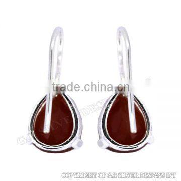 Wholesale Silver Jewelry Designers,red Onyx Earrings,wholesale Silver Jewelry Distributors photo-2
