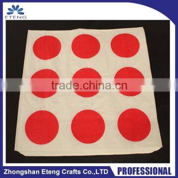 High quality custom branded logo decorative paper napkins