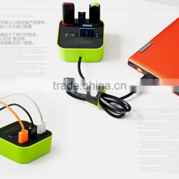 4 IN 1 USB HUB CHARGE ADAPTER/CARD READER/USB DRIVER SD, MICRO SD,M2 CARD