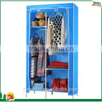 Portable Steel Tube Folding Oxford Cloth Wardrobe