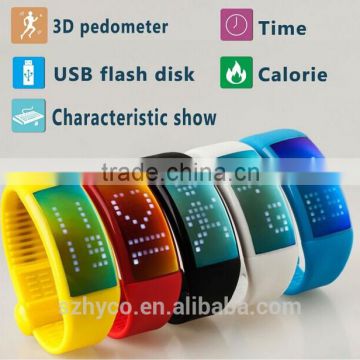 Personalized Signature 3D Pedometer Smart Watch