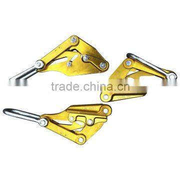 Aluminum alloy wire grip or self gripping clamps