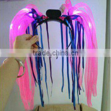 2 NEW LED Flashing Light Up Tentacle/Dreadlock Colorful Hair Pieces