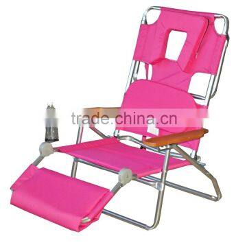 Lay Face Down Folding Reclining Beach Lounge Beach Chair photo-2