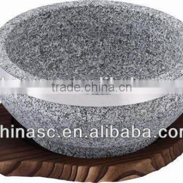 Granite portable stone bowl kitchen utensils                        
                                                Quality Choice