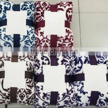 Anti-pilling 100% Polyester Microfiber Flannel Blanket