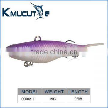 2016 New MASK S VIBES Soft Plastics Fishing Vibe Lure Blade Soft Vib Lures photo-3