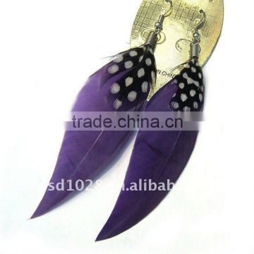 Fashion feather earrings