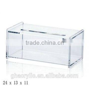 GH-RZ561 Customized design cute acrylic tissue box covers ,modern acrylic tissue box cover