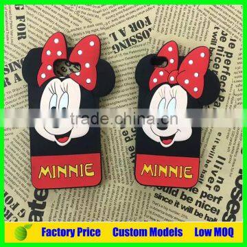 For disney Minnie silicone mobile 3d phone case for Sony Xperia Z5 Premium phone back case cover