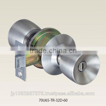 Japanese storng integral stainless knob with dimple key