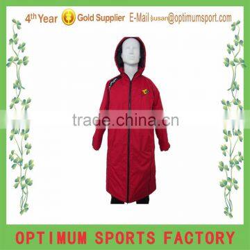 full cotton long sub jacket for sport game