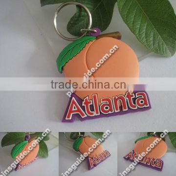 Custom made printing soft PVC keychain