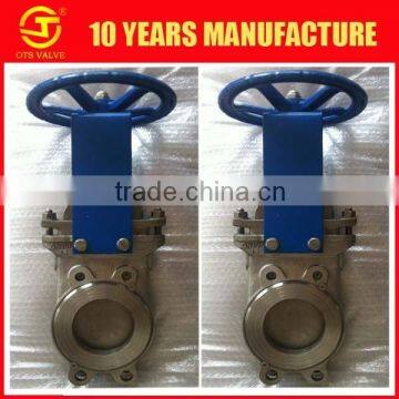 6 inch water knife gate valve stainless steel ductile iron