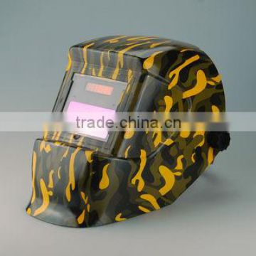 Infinite control of Shade, Sensitivity and delay welding helmet