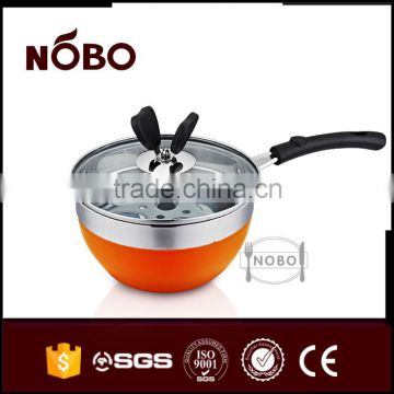 colorful butterfly shape stainless steel insulated hot pot