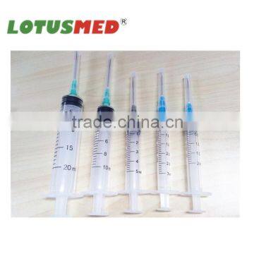 Medical plastic disposable syringe with needle price manufacturers