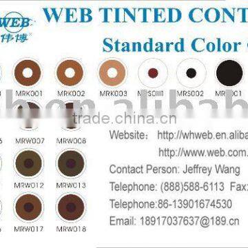 WEB Tinted Leukoma Contact Lens ( MRW series)/contact lens tinting 2013 hot selling lens