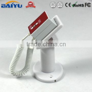 Mobile phone plastic white show holder without alarm