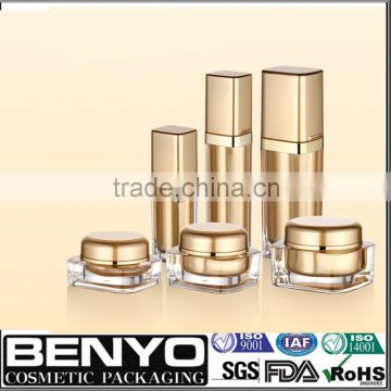 Zhejiang Benyo square acrylic cream jar lotion bottle