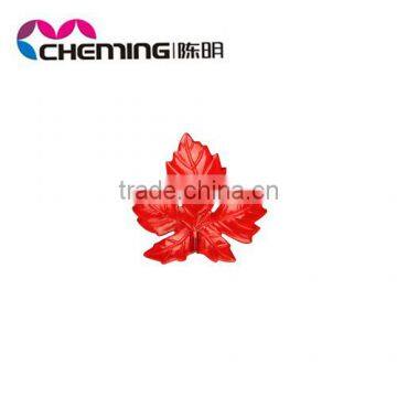 wholesale fashion cheap loose colorful plastic maple accessory