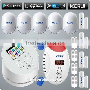 Factory direct sale KERUI new W2 2.4G wifi wireless home alarm system