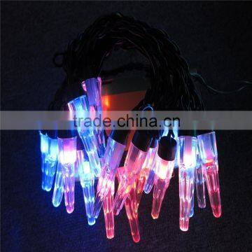 20L 220V Christmas Lights String Purple Mini LED