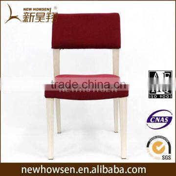 modern high quality Imitate wood & fabric chair wholesale China factory