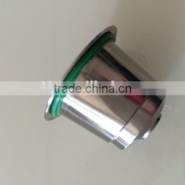 refillable stainless steel coffee capsule with customized logo