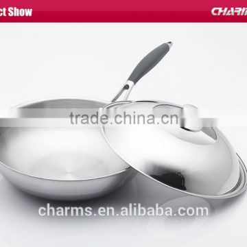 Charms stainless steel non-stick cooking pans