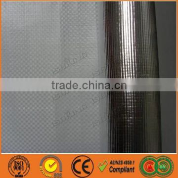 Single side woven aluminum foil,woven fabric foil