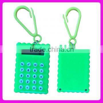 8 digit mini keychain calculator for promotion, cookie shape calculator