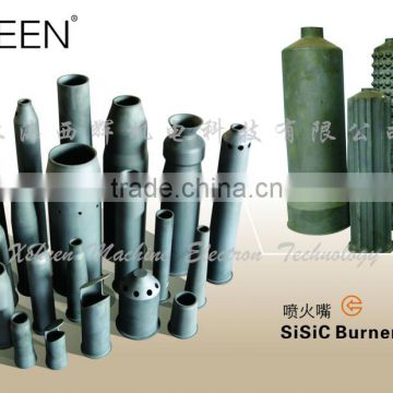 high quality SiSic Burner Nozzle for mine and kilns,gas SiSic nozzles for burners