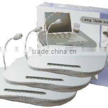 Hot sale MDF laptop tray with light size:48x38x8cm