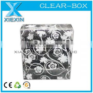 crystal clear pet oem baby shower packaging