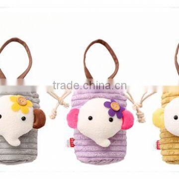 Hot sales elephant plush bag Corduroy bag