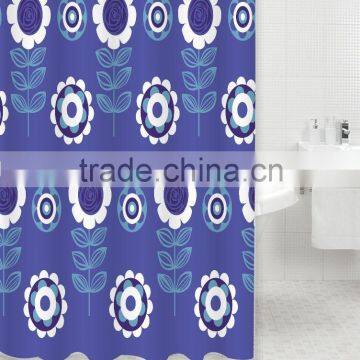 Transfer Printed Polyester Shower Curtain