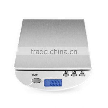 Stainless 500g/1g Digital Food Scale Hot Selling Kitchen Scale With Easy-Read LCD