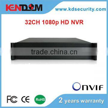 Kendom Shenzhen Top quality Manufacturer High-end 32CH NVR Support IP Camera 5MP NVR with onvif nvr software