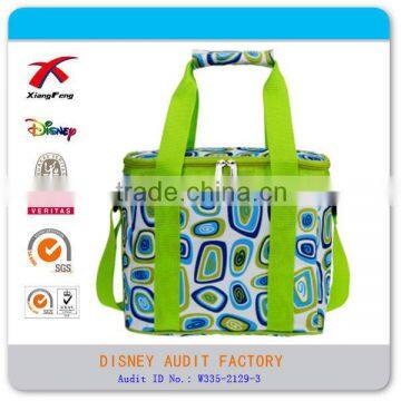 600D+PE foam+PEVA polyester bottle and can cooler bag